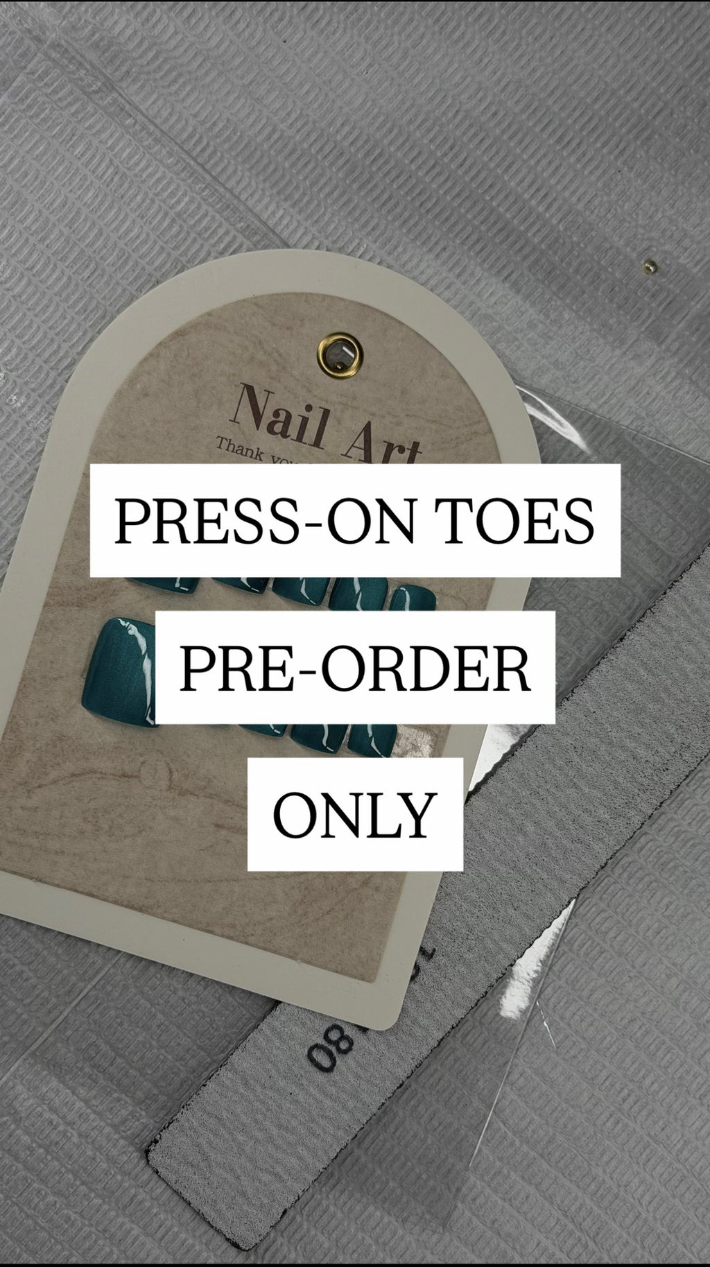 PRESS-ON TOES [PRE-ORDER]